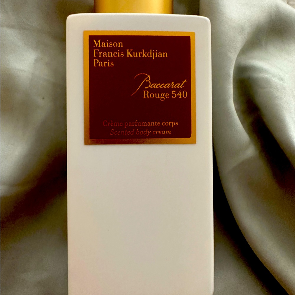 Baccarat Rouge scented body cream. New without box. Ordered direct from Baccarat